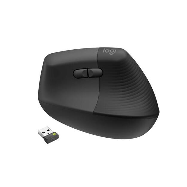 MOUSE USB OPTICAL WRL VERTICAL/BLACK RIGH 910-006494 LOGITECH