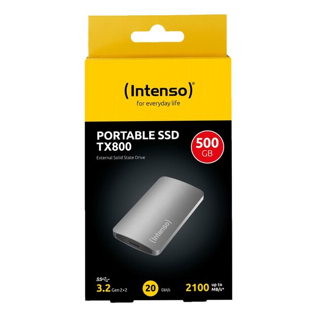 SSD USB3.2 500GB EXT./TX800 3828450 INTENSO 2