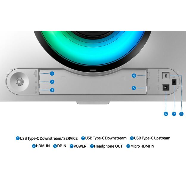 SAMSUNG LS49DG934SUXEN ODYSSEY OLED G9 G93SC 49inch 240Hz 1800R DWQHD 5120x1440 240Hz QD-OLED Glare-Free 0.03ms 1800R HDR10 12