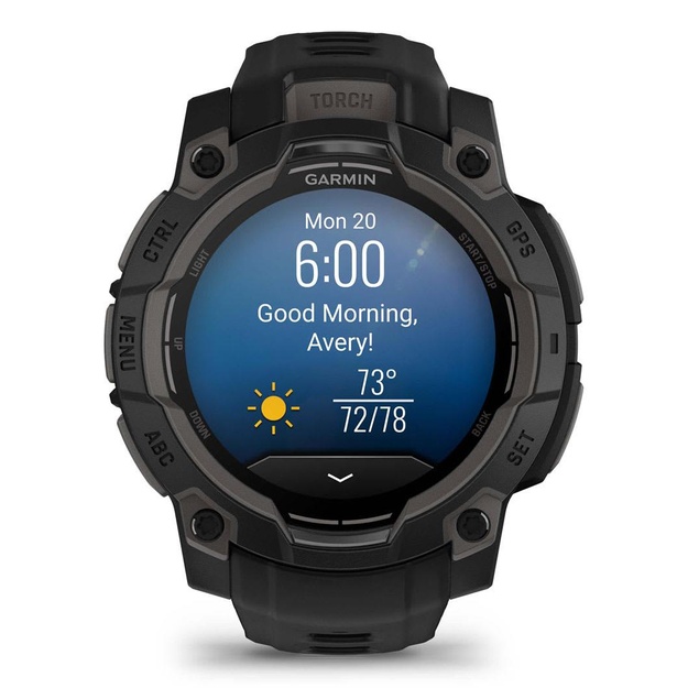 SMARTWATCH INSTINCT 3 AMOLED/BLACK/BLK 010-02936-00 GARMIN