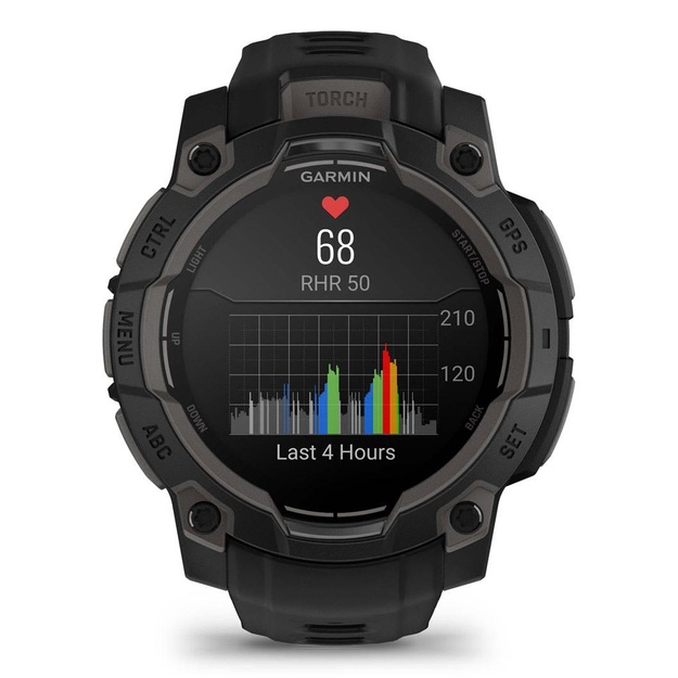 SMARTWATCH INSTINCT 3 AMOLED/BLACK/BLK 010-02936-00 GARMIN