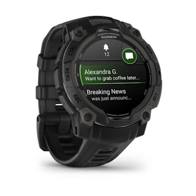 SMARTWATCH INSTINCT 3 AMOLED/BLACK/BLK 010-02936-00 GARMIN