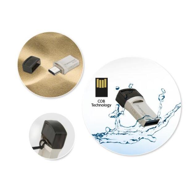 MEMORY DRIVE FLASH USB3.1/256GB TS256GJF890S TRANSCEND 9