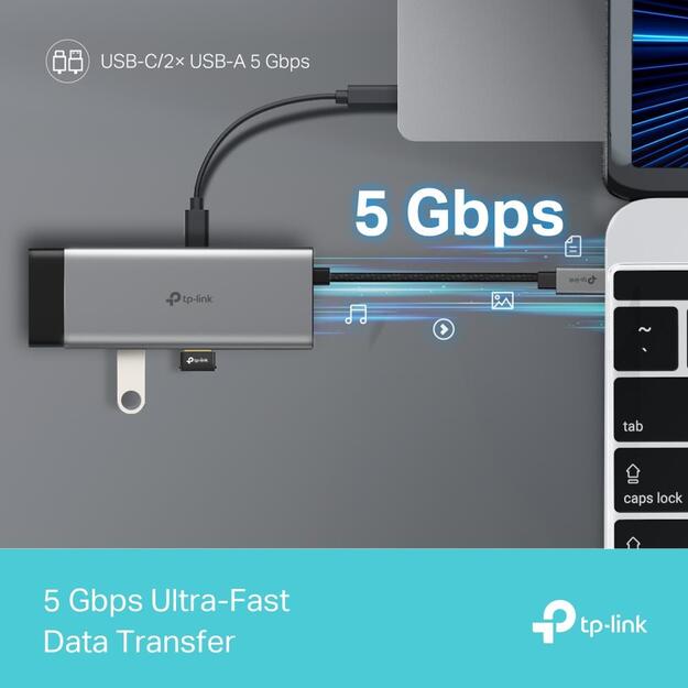 I/O HUB USB-C 5PORT/UH5020C TP-LINK