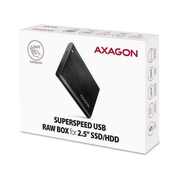 HDD ACC ENCLOSURE 2.5 /USB3.2 EE25-A6M AXAGON