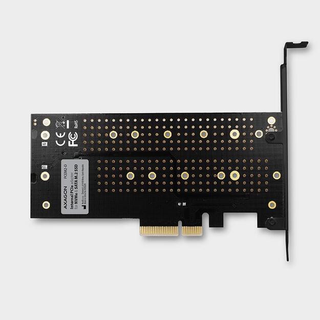 SSD ACC ADAPTER NVME/SATA/M.2/SP&LP PCEM2-D AXAGON 2