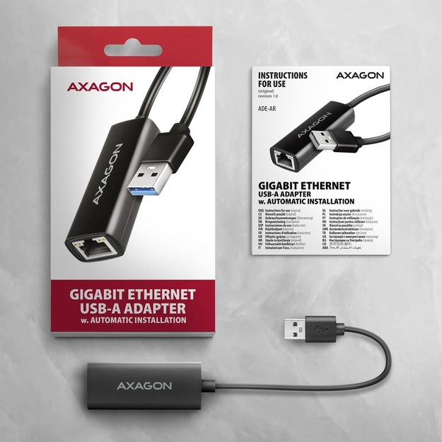 NET ADAPTER USB3.2 1GB/ADE-AR AXAGON