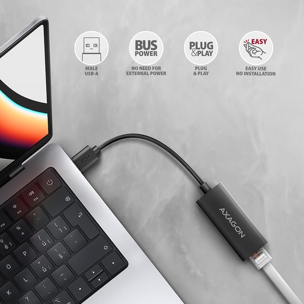 NET ADAPTER USB3.2 1GB/ADE-AR AXAGON
