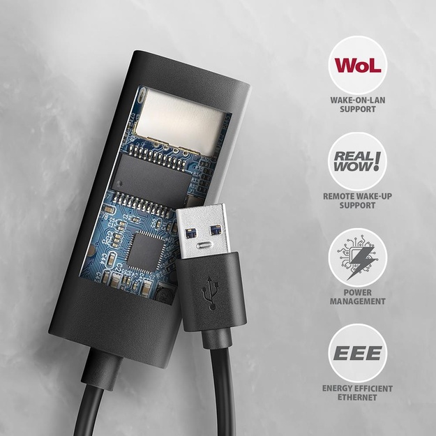NET ADAPTER USB3.2 1GB/ADE-AR AXAGON