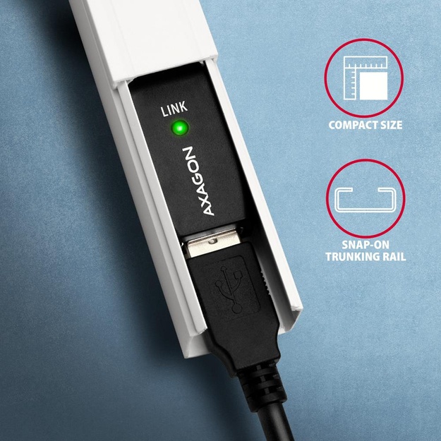 CABLE USB2.0 A-M/A-F ACTIVE/20M ADR-220 AXAGON