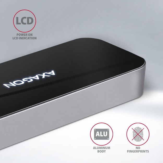 I/O HUB USB-C 6IN1/0.2M HMC-6GL AXAGON