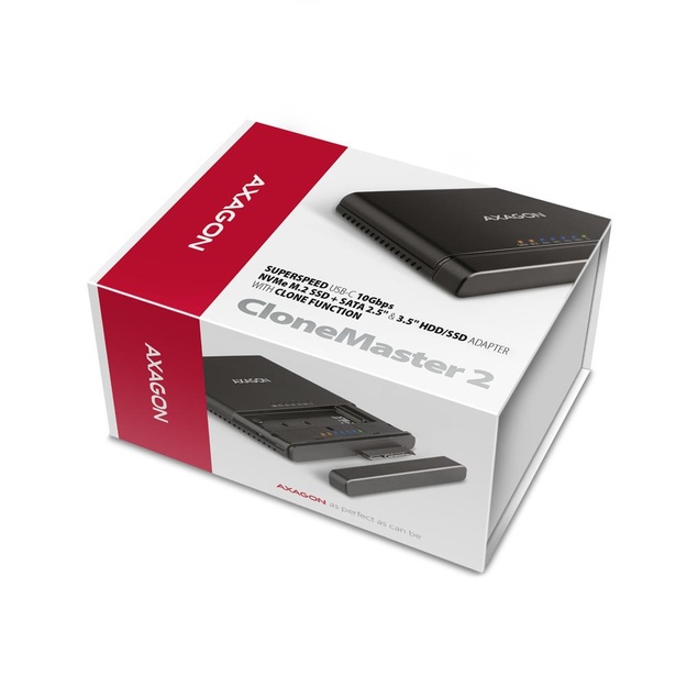 SSD ACC ADAPTER USB-C/M.2&SATA/10GBPS 0.1M ADSA-CC AXAGON