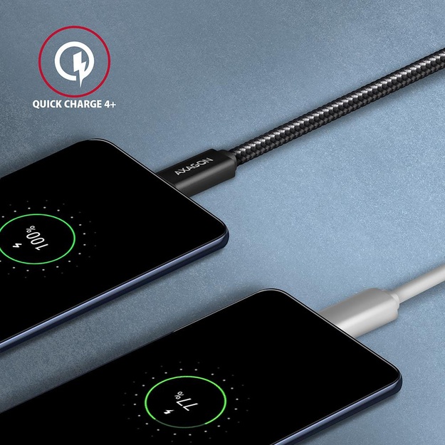 CABLE USB-C TO USB-C 0.5M 100W/BLACK BUCM32-CM05AB AXAGON