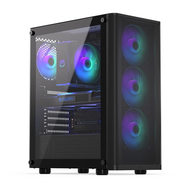 CASE MIDITOWER ATX W/O PSU/VENTUM200 ARGB EY2A014 ENDORFY
