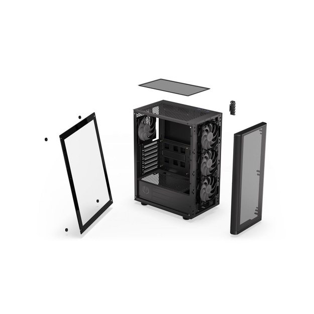 CASE MIDITOWER ATX W/O PSU/VENTUM200 ARGB EY2A014 ENDORFY