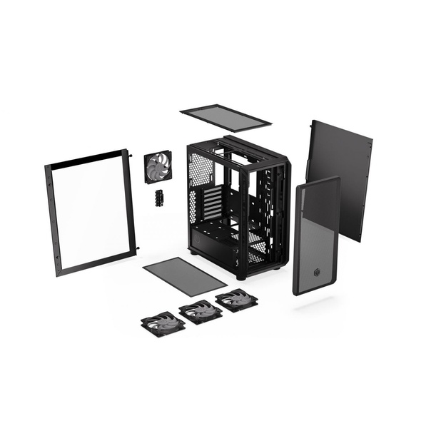 CASE MIDITOWER ATX W/O PSU/ARX 500 ARGB EY2A011 ENDORFY