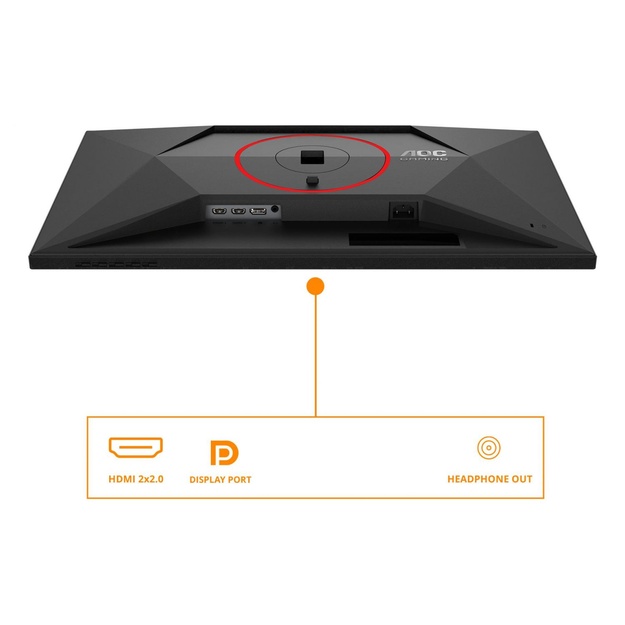 AOC 27G4ZR Gaming 27inch 16:9 Fast IPS 260Hz 1920x1080 HAS 130mm 2xHDMI 2.0 DP 1.4