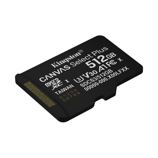 MEMORY MICRO SDXC 512GB UHS-I/W/ADAPTER SDCS3/512GB KINGSTON 3