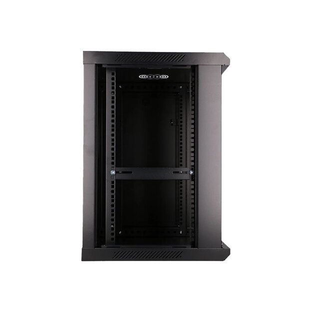 EXTRALINK 12U 600X600 wall-mounted rackmount cabinet black