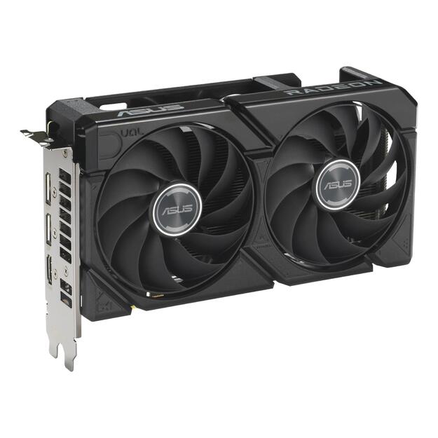 Graphics Card|ASUS|AMD Radeon RX 9060 XT|16 GB|GDDR6|128 bit|PCIE 5.0 16x|Dual Slot Fansink|DUAL-RX9060XT-16G 5