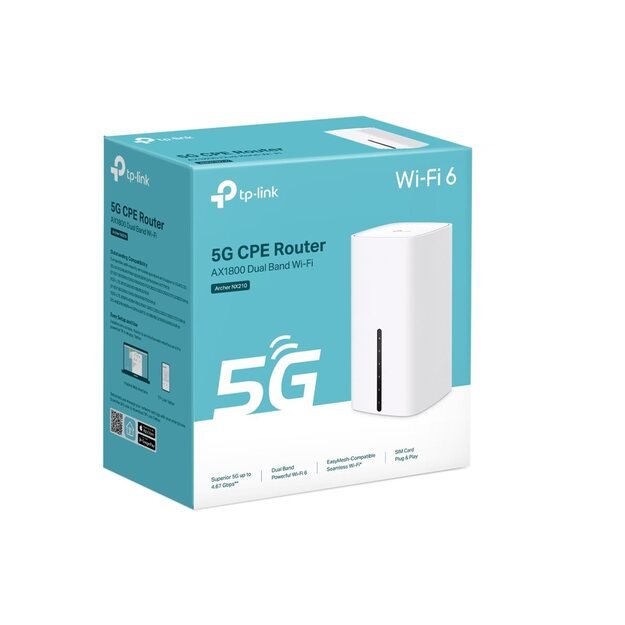 WRL ROUTER 1800MBPS 1000M 5G/DUAL BAND ARCHER NX210 TP-LINK