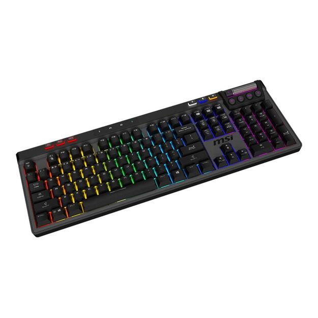 KEYBOARD GAMING BLACK US/STRIKE PRO W SILENT US MSI 4