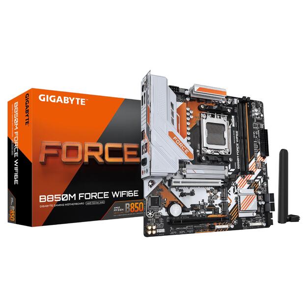 Mainboard|GIGABYTE|AMD B850|SAM5|Micro-ATX|Memory DDR5|Memory slots 2|B850MFORCEWF6E