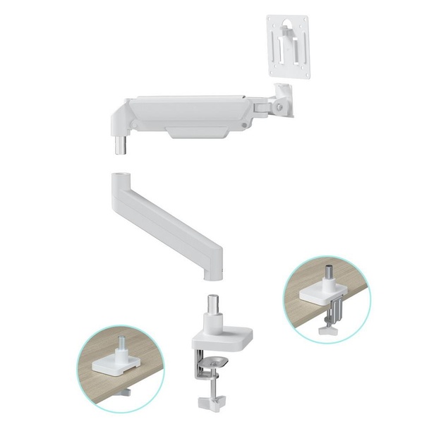 DISPLAY ACC MOUNTING ARM/17-32  WH MA-DA1-04-W GEMBIRD