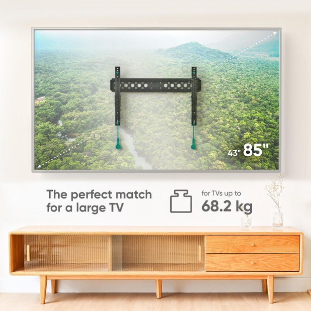 TV SET ACC WALL MOUNT /43-85 /BLACK TM6-B ONKRON
