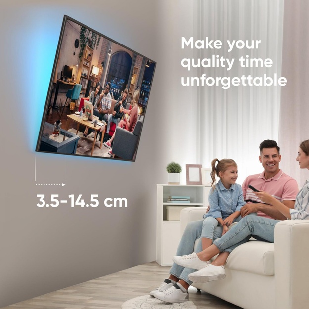 TV SET ACC WALL MOUNT /43-85 /BLACK TM6-B ONKRON