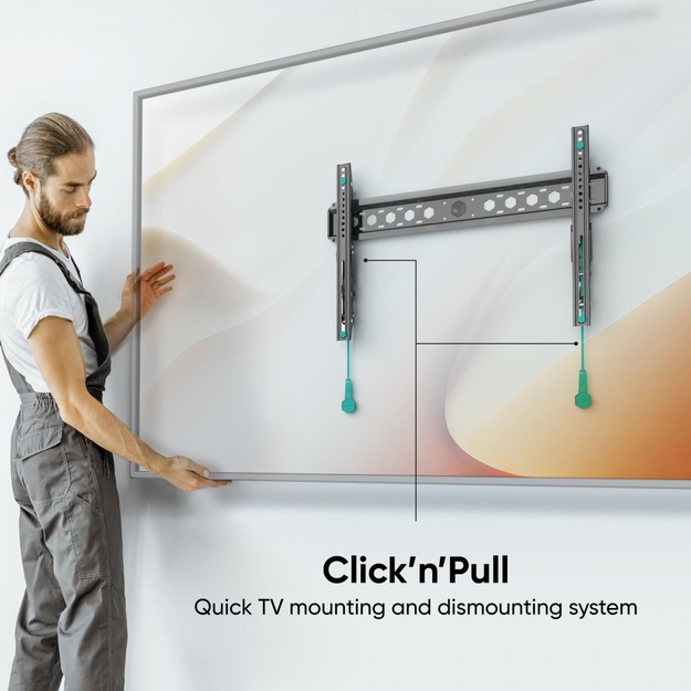 TV SET ACC WALL MOUNT /43-85 /BLACK TM6-B ONKRON