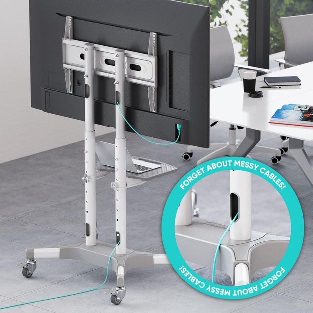 TV SET ACC MOBILE STAND/32-65 /WHITE TS1351-W ONKRON