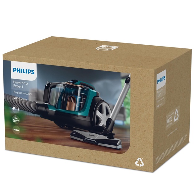 Vacuum Cleaner|PHILIPS|PowerPro Expert|Bagless|900 Watts|Capacity 2 l|Noise 75 dB|Green|Weight 5.5 kg|FC9744/09