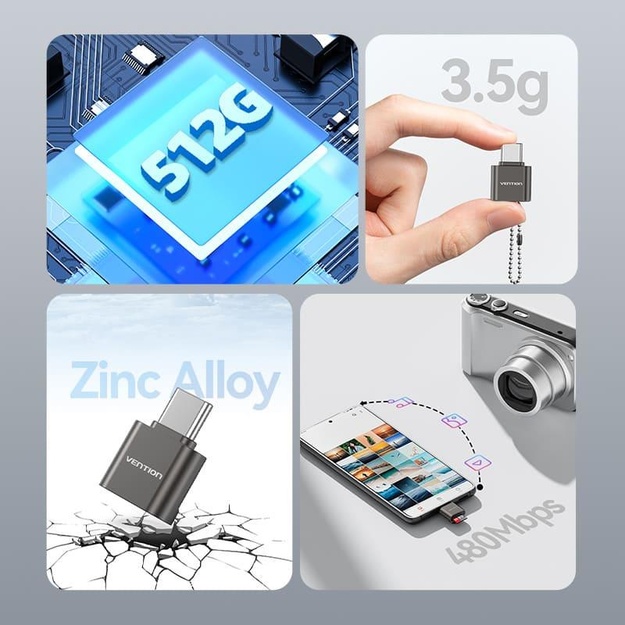 CARD READER USB-C/MICROSD CLMH0 VENTION