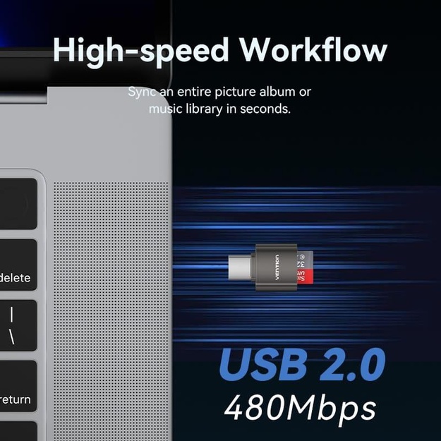 CARD READER USB-C/MICROSD CLMH0 VENTION