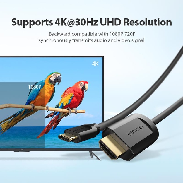 CABLE HDMI TO USB-C 1.5M/CGUBG VENTION