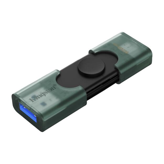 MEMORY DRIVE FLASH USB-A/USB-C/256G DUO DTDEG2/256GB KINGSTON 2