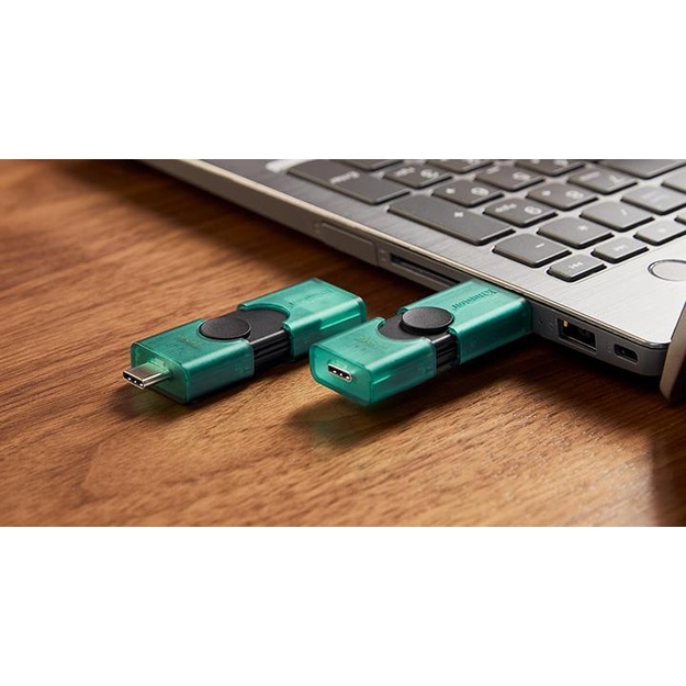 MEMORY DRIVE FLASH USB-A/USB-C/256G DUO DTDEG2/256GB KINGSTON