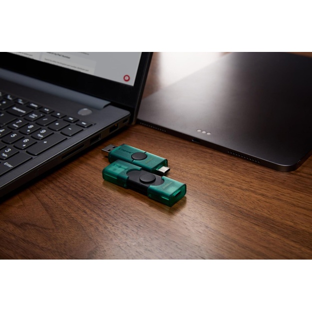 MEMORY DRIVE FLASH USB-A/USB-C/256G DUO DTDEG2/256GB KINGSTON