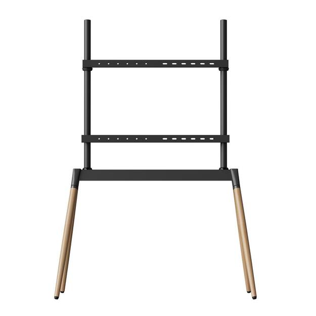 GEMBIRD TV floor stand 55 - 86inch black/wood 2