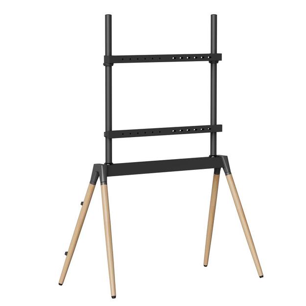 GEMBIRD TV floor stand 55 - 86inch black/wood 1