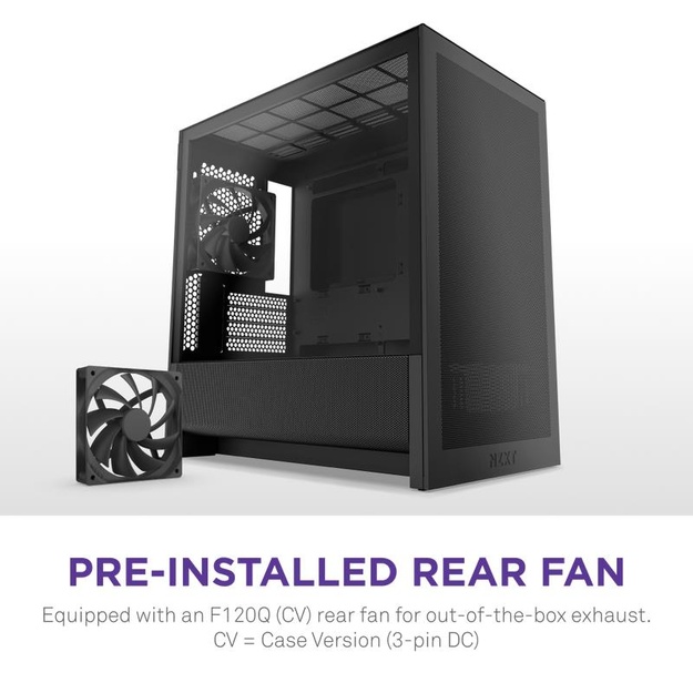NZXT PC case H3 Flow Midi Tower black