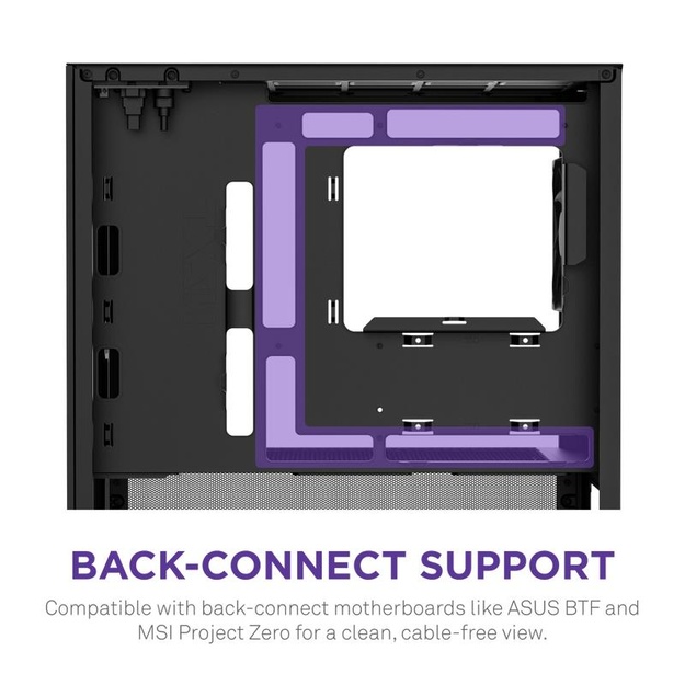 NZXT PC case H3 Flow Midi Tower black