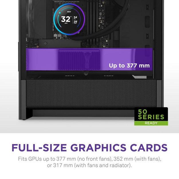 NZXT PC case H3 Flow Midi Tower black