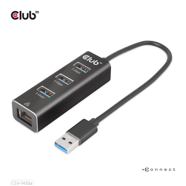 I/O HUB USB3.2 3PORT/CSV-1430A CLUB3D