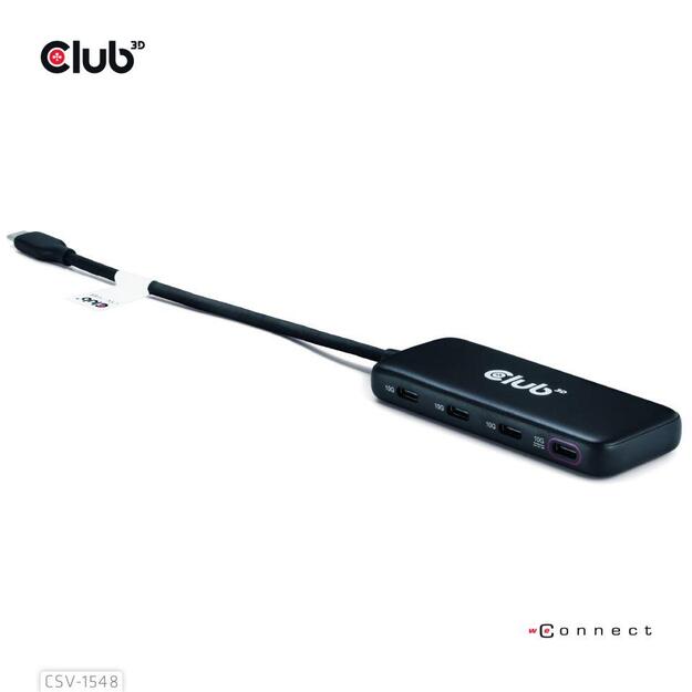 I/O HUB USB-C 4PORT/CSV-1548 CLUB3D 2