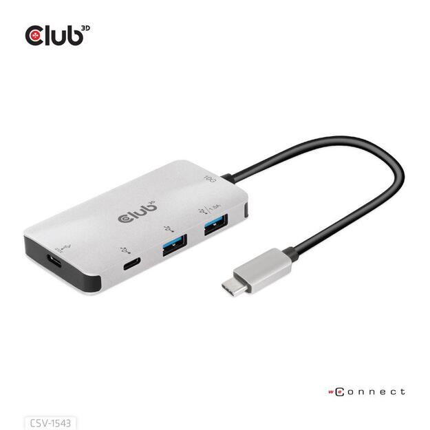 I/O HUB USB-C PD CHARGING/CSV-1543 CLUB3D 1