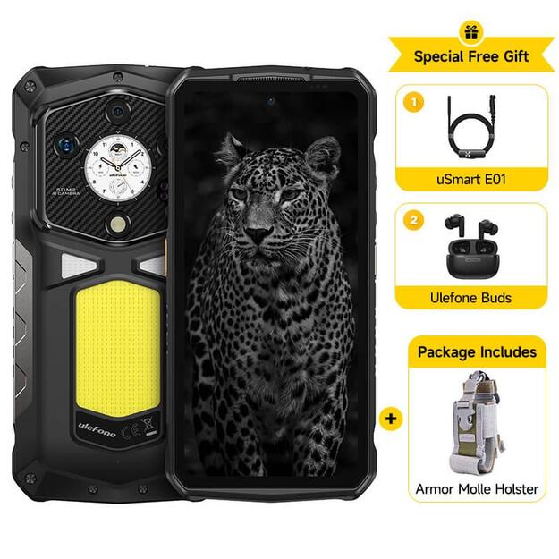 MOBILE PHONE ARMOR 29 ULTRA/16GB/1TB MARVEL BLACK ULEFONE 4