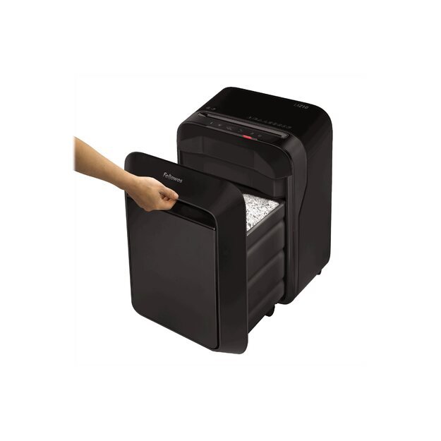 FELLOWES Powershred LX210 Black Shredder Mini Cut 230V EU/UK 3