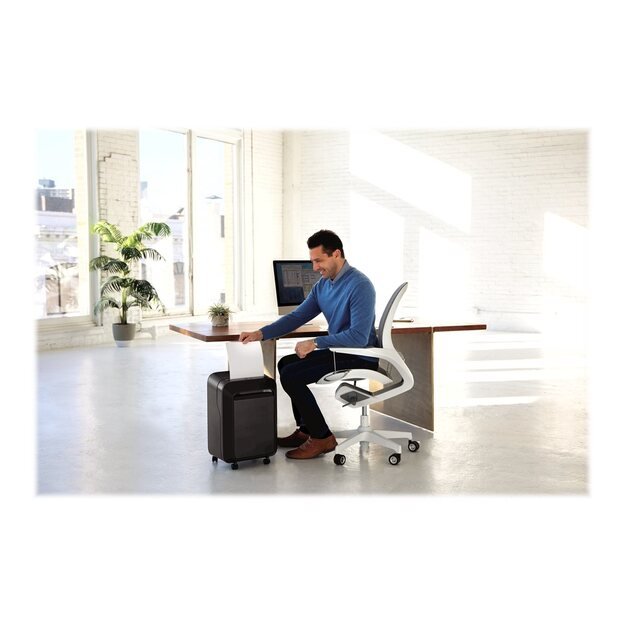 FELLOWES Powershred LX210 Black Shredder Mini Cut 230V EU/UK 4